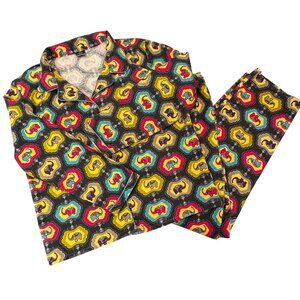Like new! DAIZIES by Flowers by Zoe Elephant Print Flannel Pajama Set Size XL